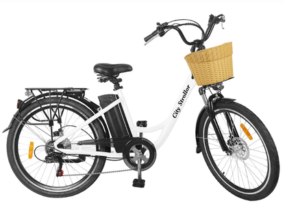 Nakto Stroller Cruiser 36V 12AH 250W 26" Electric City Bicycle