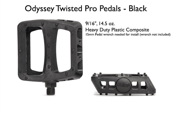 Odyssey Twisted Pro Pedals - Black