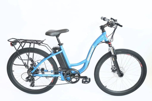 X-Treme Electric Bikes One Size / Baby Blue X-Treme TC-36 36V Step Through Mountain Commuter eBike