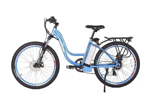 X-Treme Electric Bikes One Size / Blue X-TREME TRAIL CLIMBER ELITE 24V 300W MOUNTAIN E-BIKE