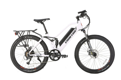 X-Treme Electric Bikes One Size / Mettalic White X-Treme Sedona 48V 500W Step Through Mountain E-Bike