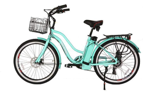 X-Treme Malibu Step Through Beach Cruiser eBike – Journey Bikes