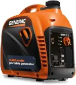 Generac 8251 GP2500i 2,500-Watt Gas Powered Portable Inverter Generator – Compact and Lightweight Design – Produces Clean, Stable Power – COsense Technologys – CARB Compliants – Orange/Black - Image 6