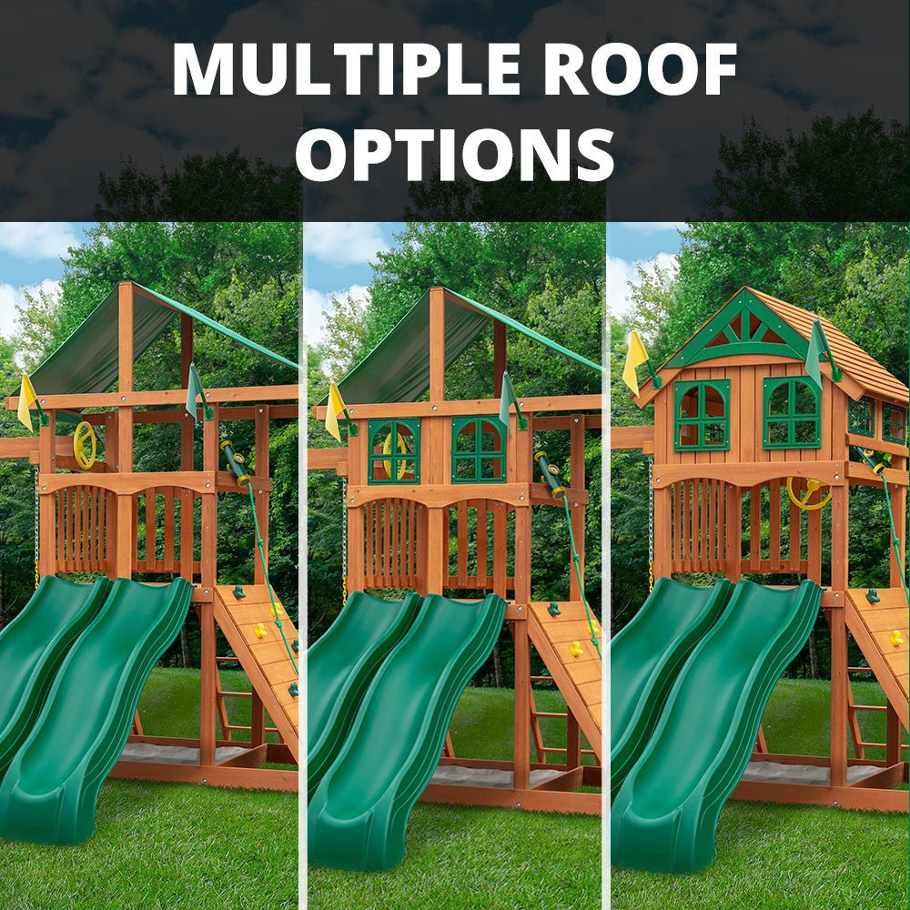 Outing w/ Dual Slides Swing Set - Image 9