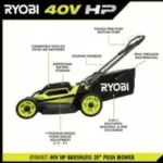 RYOBI 40V HP Brushless 20 in. Cordless Battery Walks Behind Push Mowers with 6.0 - Image 4