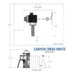 Canyon Creek Swing Set – White - Image 2