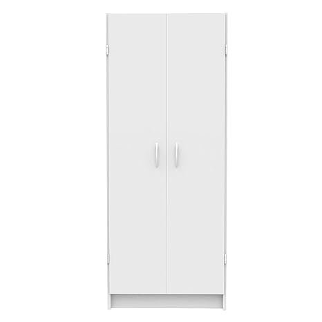 ClosetMaid Pantry Cabinet Cupboard with 2 Doors, Adjustable Shelves, Standing, Storage for Kitchen, Laundry or Utility Room, White ClosetMaid Pantry Cabinet Cupboard with 2 Doors, Adjustable Shelves, Standing, Storage for Kitchen, Laundry or Utility Room, White