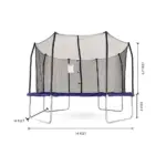 Skywalker Trampolines 14′ Square Trampoline with Enclosure - Image 3