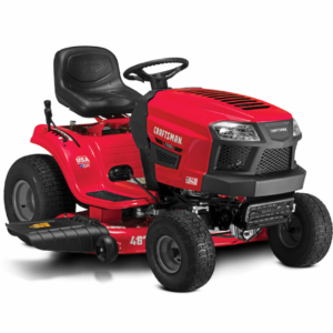 Craftsman T140 | 46″ 18.5HP Riding Mower | 540cc Briggs and Stratton Engine | Turf Saver Wheels