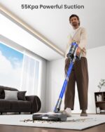 Cordless Vacuum Cleaner, Upgraded 650W 55KPA 70Mins Cordless Stick Vacuum Cleaner with Self-Standing and Touch Screen, Anti-tangle Wireless Vacumm, Vacuum Cleaners for Home/Pet Hair/Carpets/Floors - Image 4