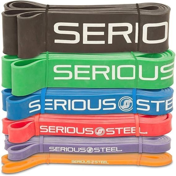 Serious Steel 41″ Assisted Pull-up Band, Heavy Duty Resistance Band Sets, Stretching, Powerlifting, Resistance Training and Pull Up Assistance Bands Serious Steel 41″ Assisted Pull-up Band, Heavy Duty Resistance Band Sets, Stretching, Powerlifting, Resistance Training and Pull Up Assistance Bands