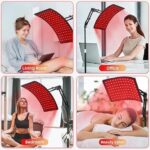 Red Light Therapy for Face and Body, Red Infrared Light Therapy Lamp with Stand Led 660nm Red Light-Therapy& 850nm Infrared Light Device for Body - Image 3
