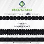 J&B XpandaHose 150ft Expandable Garden Hose – Ultra-Strong 3750D, 4-Layer Latex Core, Brass 3/4″ Connectors, 10-Pattern Nozzle & Storage Bag – Lightweight, Kink-Reducing, Leak-Resistant - Image 5