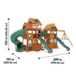 Paramount Wooden Swing Set / Playset - Image 14