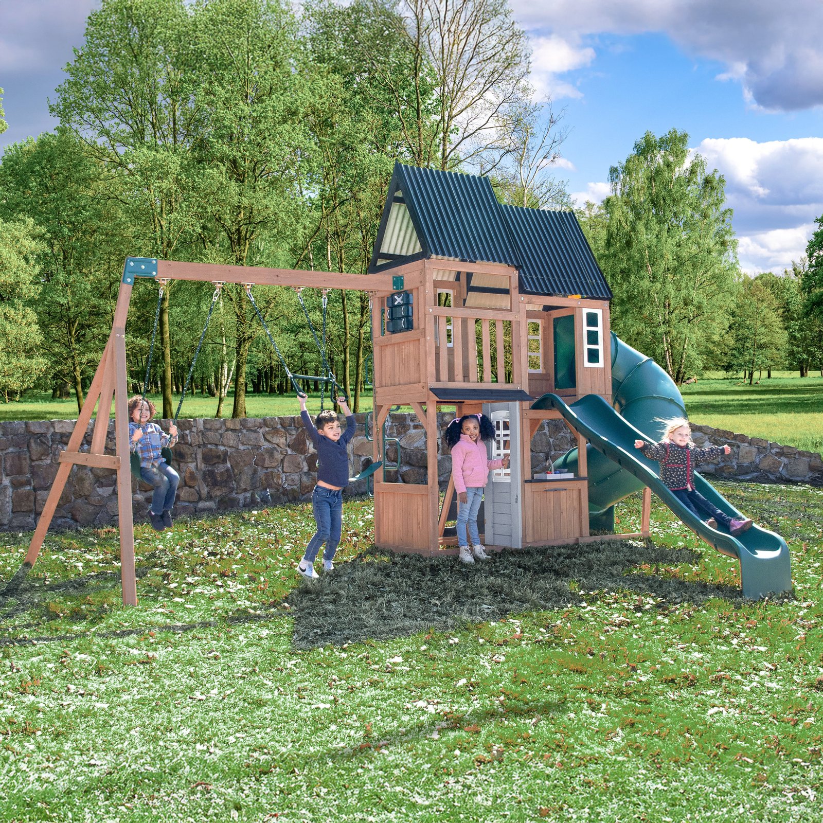 Acadia Manor Swing Set Acadia Manor Swing Set