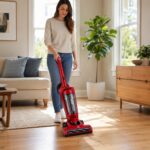 Plastic Bagless Upright Vacuum – 2.5L Capacity, Lightweight Design, Red - Image 4