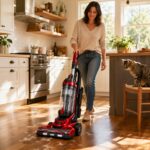 Upright Vacuum for Pet Hair – 12 Amp Motor, Tangle-Free Brush Roll, HEPA Filtration, Red - Image 5