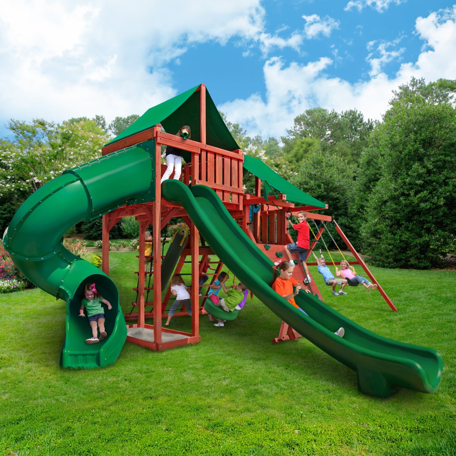 Sun Valley Deluxe Swing Set Sun Valley Deluxe Swing Set