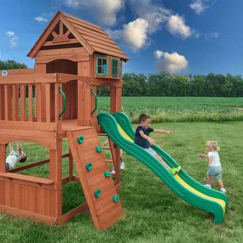 Backyard Discovery Atlantis Wooden Swing Set Backyard Discovery Atlantis Wooden Swing Set