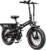 Heybike Fat Tire Mountain Electric Bikes, 1200 W, 45 Miles, 1~3 Pedal Assist, Greys - Image 7