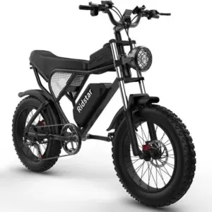 Ridstar Electric Bike for Adults 1500w 33mph,48v 20ah Electrics Bicycle,20″ Fat Tire,7-Speed Mountain Bikes Ul2849