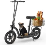 Hiboy MAX Pro Electric Scooter, 46.6 Mi Long Range, 22 MPH Power by 650W MAX Motor, 11” Pneumatic Tires, Split Hub Design, Dual Suspensions, 265lbs MAX Load, Commuting Electric Scooters for Adults