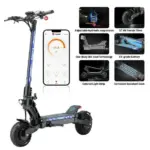 M YUME SCOOTER Hawk Dual Motor Electrics Scooters for Adults 2400W 43MPH 43Miles Long Rang E-Scooters - Image 8