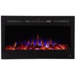Touchstone Sideline 36-inch Electric Fireplaces.