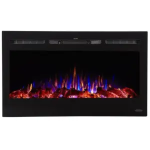 Touchstone Sideline 36-inch Electric Fireplaces.