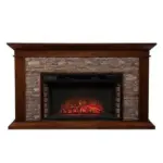 Unbranded Null Ithaca 60 In. W Simulated Stone Electrics Fireplaces - Image 6