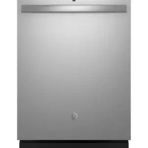 GE – 24″ Top Control Built-In Hybrid Tub Dishwashers with Dry Boost – Stainless Steels