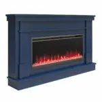 Novogratz Waverly Wide Mantel Electric Fireplaces. - Image 5