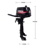 Hangkai Water Cooled 2 Stroke 6HP Outboards Motors Petrol Powered Engine - Image 4