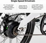 Lectric XP Lite Long-Range eBike Electric Commuter Bikes. - Image 5