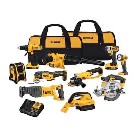 20-Volt MAX Lithium-Ion Cordless 7-Tool Combo Kit with 2.0 Ah Battery, 5.0 Ah Battery and Charger 20-Volt MAX Lithium-Ion Cordless 7-Tool Combo Kit with 2.0 Ah Battery, 5.0 Ah Battery and Charger