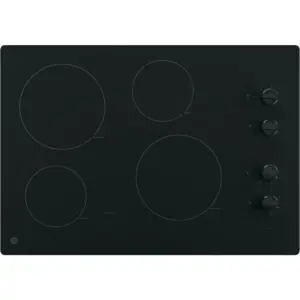 GE 30″ Built-In Knob Control Electric Cooktops JP3030DWBB