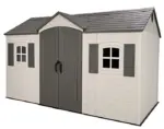 Lifetime Legacy 15×8 Plastic Storage Shed Kit w/ Floors