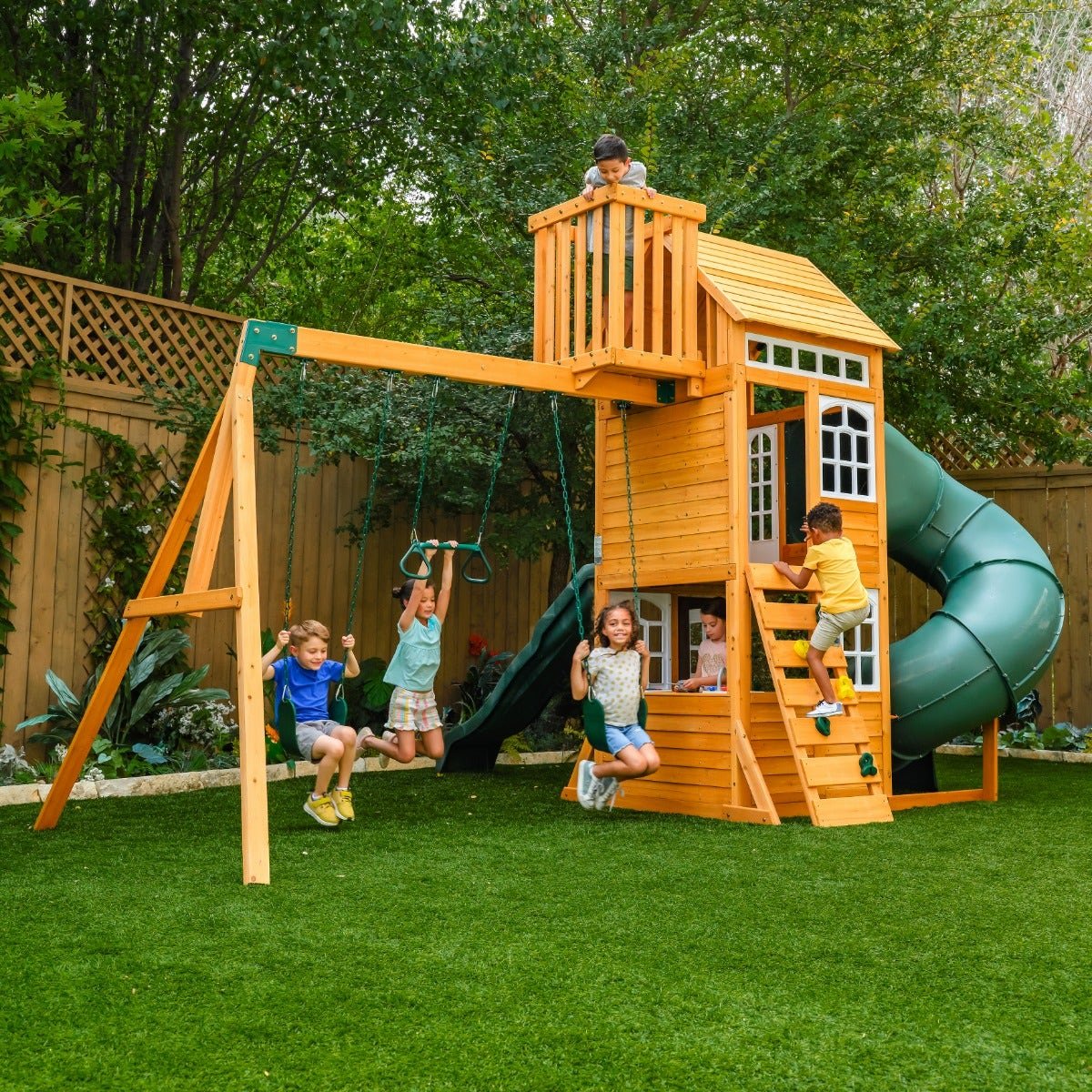 Ridgemoor Perch Swing Set – Installation Available Ridgemoor Perch Swing Set – Installation Available