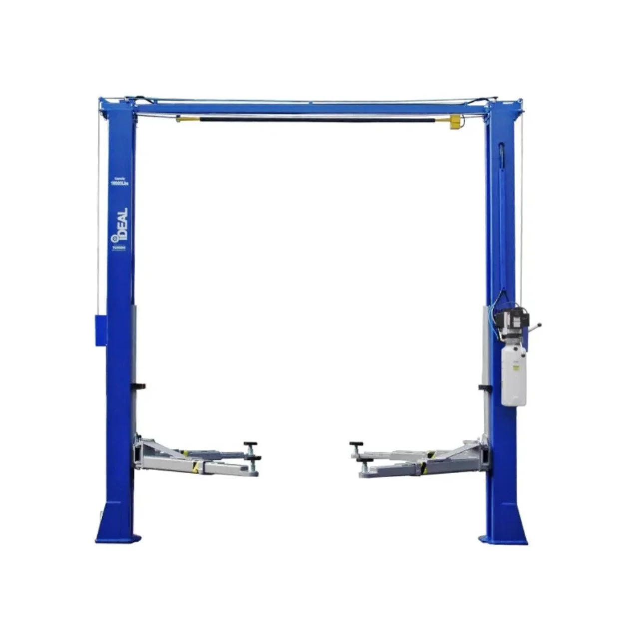 iDEAL TP10KAC-DX 10,000 Lb Two Posts Clear Floor BI-symmetrical Lift – Ali Certified iDEAL TP10KAC-DX 10,000 Lb Two Posts Clear Floor BI-symmetrical Lift – Ali Certified