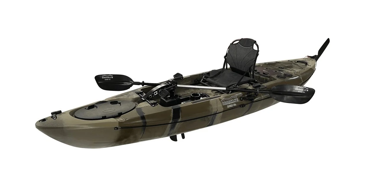 BKC PK12 Angler Sit-on-Top Single Pedal Fishing Kayaks BKC PK12 Angler Sit-on-Top Single Pedal Fishing Kayaks