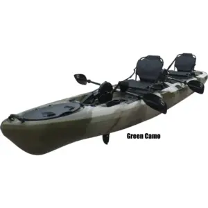 BKC PK14 14′ Tandem Sit-On-Top Pedal Drive Kayaks