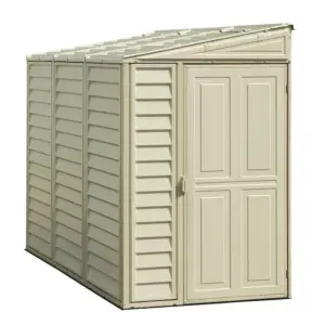 DuraMax Building Products 4-ft x 8-ft Sidemate Off-white Lean-to Vinyl Storage Sheds