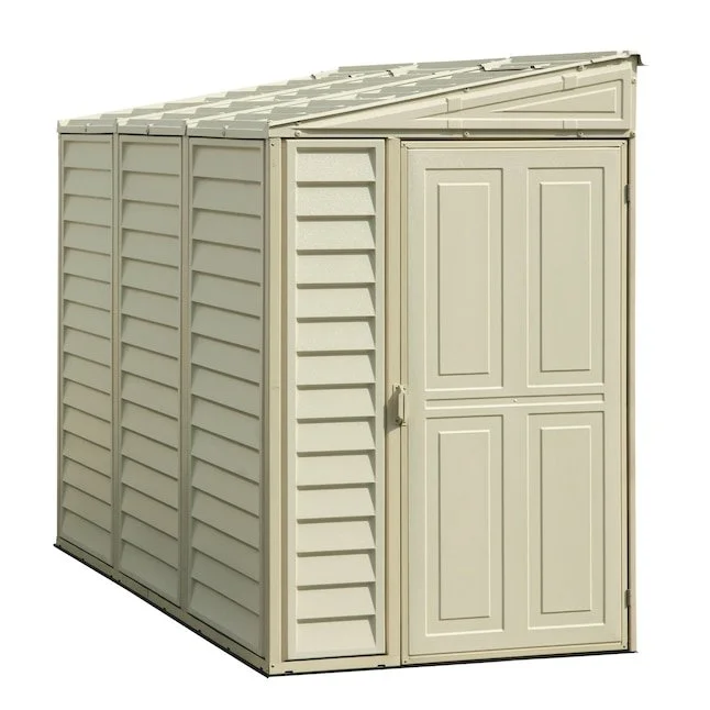 DuraMax Building Products 4-ft x 8-ft Sidemate Off-white Lean-to Vinyl Storage Sheds DuraMax Building Products 4-ft x 8-ft Sidemate Off-white Lean-to Vinyl Storage Sheds