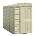 DuraMax Building Products 4-ft x 8-ft Sidemate Off-white Lean-to Vinyl Storage Sheds - Image 4