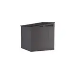 Suncast Modernist 7 ft. x 7 ft. Resin Vertical Pent Storage Shed with Floor Kits - Image 2