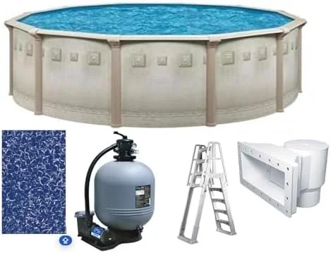 Brazil Premium 27′ x 52″ Round Above Ground Swimming Pool Packages Brazil Premium 27′ x 52″ Round Above Ground Swimming Pool Packages