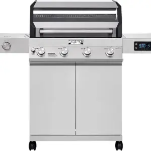 Monument Grills Eminence 405 |Tech Stainless Propane Gas Grills Eminence 405 & Cast Iron Cooking Plate