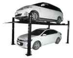 APlusLift HW-8S 8000LB 4-Posts Portable Storage Service Car Lift / 3 Year Warranty